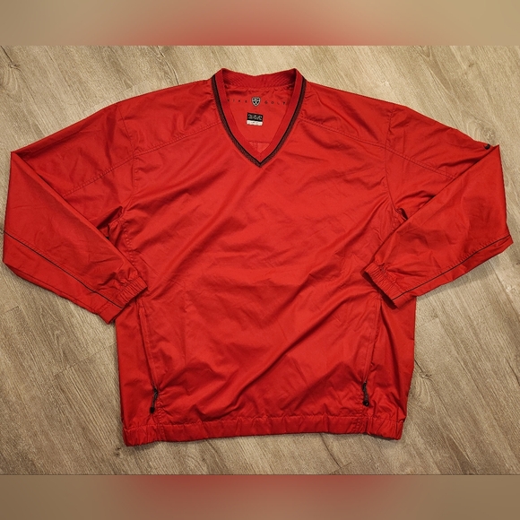 Nike Golf Windbreaker Pullover Jacket Clima Fit Mens Size XL - Picture 1 of 7